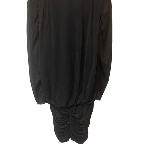 Vintage Long Sleeve Black Dress New Leaf by Samir - Picture 2 of 4